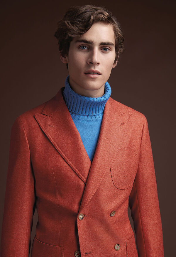 Paul Stuart Shop Orange Double Breasted Sport Jacket, image 1
